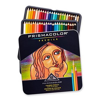 PRISMACOLOR Premier 三福霹雳马 油性彩色铅笔 48色 铁盒装