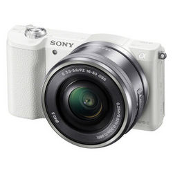 索尼（SONY）ILCE-5100L APS-C微单单镜套机 白色（2430万有效像素 16-50mm镜头 F3.5-5.6 a5100L/α5100）