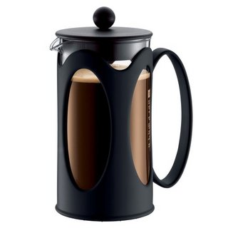 bodum New Kenya 咖啡法压壶 1L/34 oz 黑色