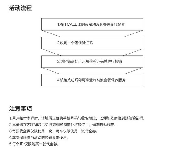 BMW 宝马 制动液套餐保养服务一次 含工时费