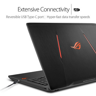 ASUS 华硕 ROG Strix GL553VE 15.6寸游戏本（i7-7700HQ/16GB/256GB+1TB/1050Ti）