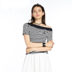 MOUSSY 0108AB80-5830 女士修身T恤