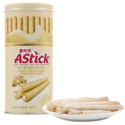 AStick 爱时乐 花生酱味威化卷心酥 150g