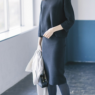 UNIQLO 优衣库 195953 女士七分袖针织衫