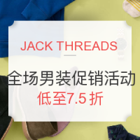 JACK THREADS 全场男装促销活动