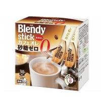 AGF Blendy 速溶无糖牛奶咖啡 30条装*6盒