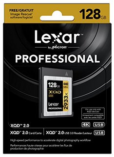 Lexar 雷克沙 Professional 2933x 128GB XQD 2.0 存储卡