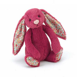 jELLYCAT 邦尼兔 毛绒玩具 玫瑰红花耳朵 31cm