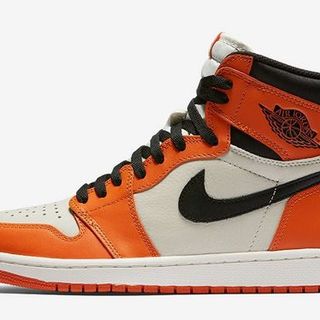 AIR JORDAN 1 RETRO HIGH 篮球鞋 332550-800 黑/橘色