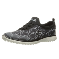 SKECHERS 斯凯奇 SPORT系列 Microburst Mamba 女士休闲运动鞋 黑/白 38