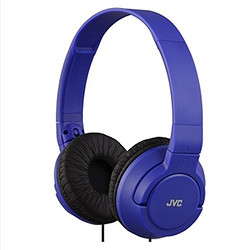 JVC 杰伟世 HA-S180-A 折叠头戴贴耳耳机 蓝色