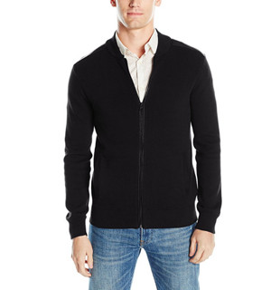 KENNETH COLE REACTION Pleather Trim Bomber 男士夹克