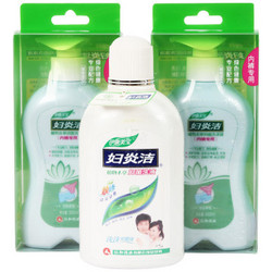 妇炎洁 植物本草抑菌洗涤液（内裤专用）300ml*2瓶 + 妇炎洁植物本草抑菌洗液 380ml