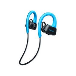 dacom 飞鱼P10 运动蓝牙耳机游泳防水双耳跑步耳挂式头戴无线音乐适用于苹果7安卓通用版 黑蓝
