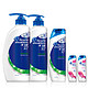 Head & Shoulders 海飞丝 净爽去油 男士洗发水套装（500ml*2瓶+380ml+80ml*2瓶）