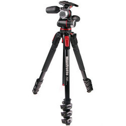 Manfrotto 曼富图 三脚架套装 MK190XPRO4-3WCN 中国红