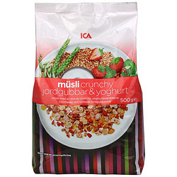 ICA 草莓酸奶燕麦片 500g*2袋