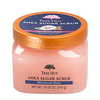 限中亚Prime会员：TREE HUT Shea Sugar Scrub 身体磨砂膏 摩洛哥玫瑰味（510g*3罐）*2套