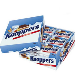 Knoppers 牛奶榛子巧克力威化饼干家庭装 24块*3盒