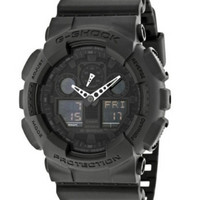 CASIO 卡西欧 G-SHOCK GA100-1A1CR 男款 双显腕表