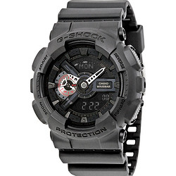 CASIO 卡西欧 G-Shock系列 GA110-1BCR 男士双显运动腕表