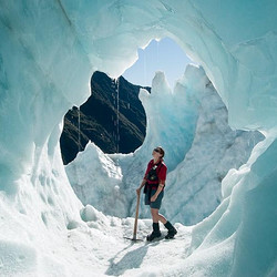 新西兰 福克斯冰川直升机徒步/攀冰探险一日游