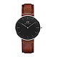 Daniel Wellington Classic black系列 SHEFFIELD DW001001 中性时装腕表