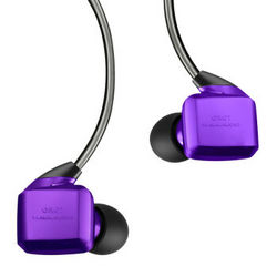 威索尼可（VSONIC）GR07X 强劲低频 专业HIFI入耳式耳机 紫色