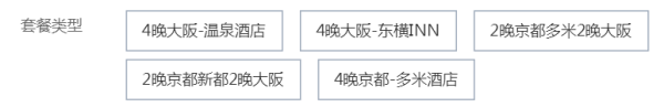 上海-大阪+京都 5日4晚自由行（往返含税机票+4晚住宿）