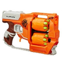 凑单新低：Nerf Zombie Strike 僵尸来袭系列 B0562 FlipFury Blaster 双轮发射器+凑单品