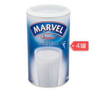  MARVEL 成人脱脂高钙奶粉 340g*4罐