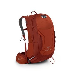 OSPREY Kestrel 小鹰系列 32L 男士户外登山背包 16年款 红色 S/M