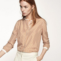 Massimo Dutti 05114409743 女士真丝衬衫