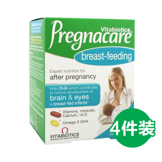 Vitabiotics Pregnacare 哺乳期营养复合维生素+鱼油DHA 4盒装
