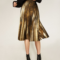 ZARA 02969047302 女士百褶裙