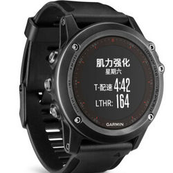 GARMIN 佳明 Fenix 3 HR 心率表 普通镜面国行中文版 黑色