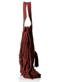 FRYE Farrah Fringe 女士单肩包 Burnt Red