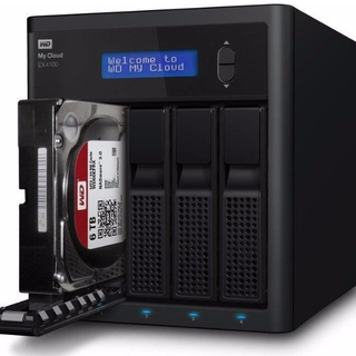 Western DigitalWD 西部数据 My Cloud EX4100 NAS服务器（空箱） 