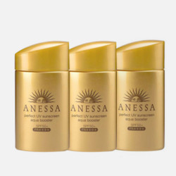 SHISEIDO 资生堂 Anessa 安耐晒 金瓶防晒霜 60ml*3瓶