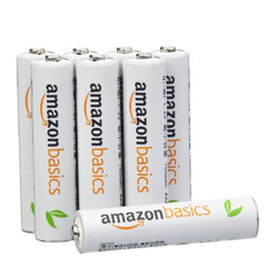 AmazonBasics 亚马逊倍思 4节七号镍氢预充电可充电电池，可循环使用 1000次(日本制；标准值：800 mAh，最小值：750 mAh)