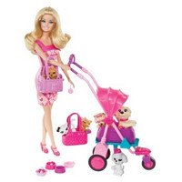 限PLUS会员：Barbie 芭比 BCF82 宠物集合组套装