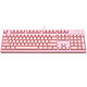 微信端：FILCO 斐尔可 104圣手二代 FKBN104MRL/EP2 机械键盘 粉色 红轴