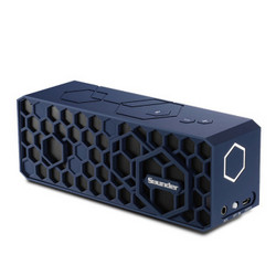 声德（Sounder）蜂巢2C 蓝牙音响 HIFI级蓝牙音箱 便携式户外无线蓝牙4.0音响 蓝色