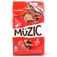 【京东超市】马来西亚进口 Munchy’s马奇新新 妙乐巧克力味夹心威化饼干 90g