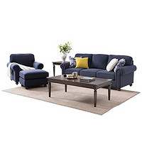  顾家家居 KUKA  2030 简约美式现代沙发 1+3人位