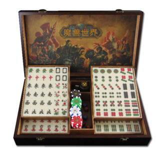 暴雪 魔兽世界 WOW 德拉诺之王 纪念版麻将
