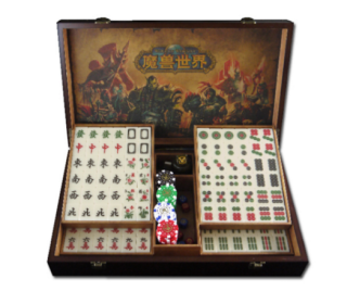 暴雪 魔兽世界 WOW 德拉诺之王 纪念版麻将