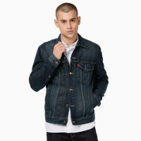 21日0点，限L码：Levi's 李维斯 47024-0016 男士牛仔夹克