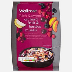 Waitrose 水果和浆果类什锦麦片 1kg*2袋