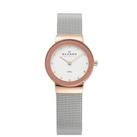 Skagen 诗格恩 358SRSC 女士镶钻石英表